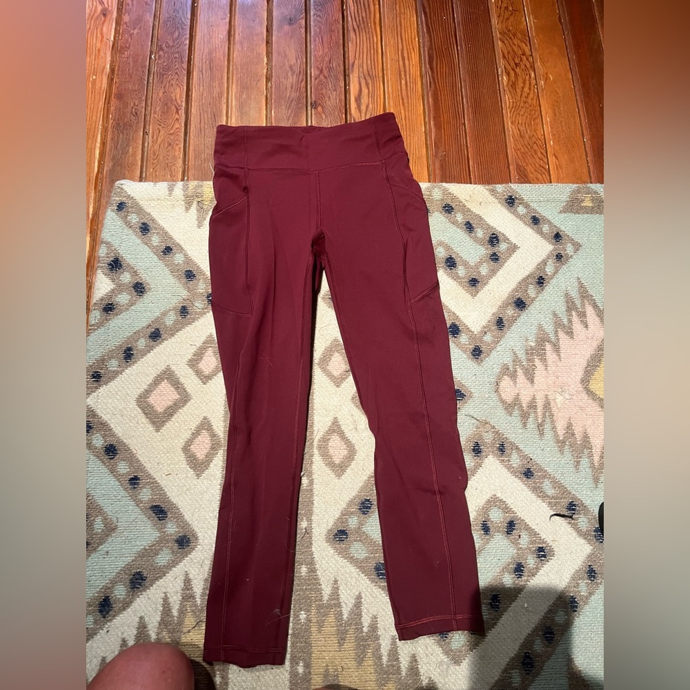 lululemon athletica Burgundy Pants